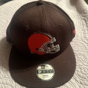New Era Brown and Orange Youth Cap